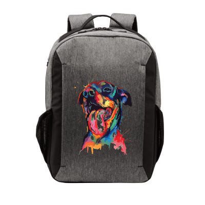 Colorful Rottweiler Dog Lover Dad Mom Boy Girl Funny Vector Backpack