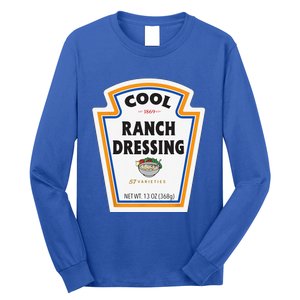 Cool Ranch Dressing Bottle Label Funny Halloween Costume Long Sleeve Shirt