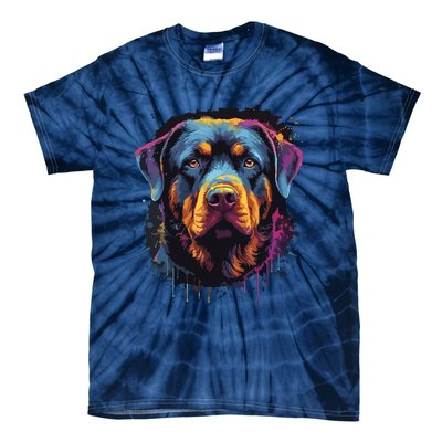 Cute Rottweiler Dog Lover Colorful Men Women Tie-Dye T-Shirt