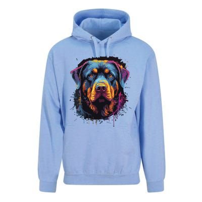 Cute Rottweiler Dog Lover Colorful Men Women Unisex Surf Hoodie