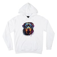 Cute Rottweiler Dog Lover Colorful Men Women Hoodie