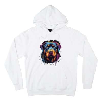 Cute Rottweiler Dog Lover Colorful Men Women Hoodie