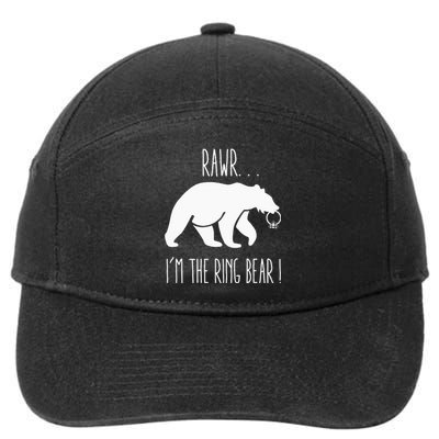 Cute Rehearsal Dinner For Ring Bearer 7-Panel Snapback Hat