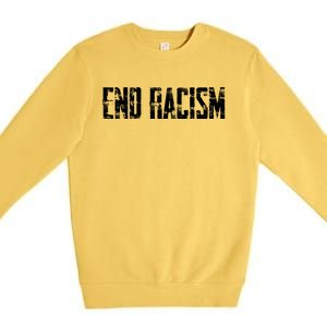 Civil Rights End Racism Protestor AntiRacist Premium Crewneck Sweatshirt