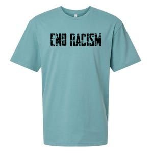 Civil Rights End Racism Protestor AntiRacist Sueded Cloud Jersey T-Shirt