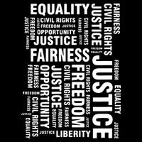 Civil Rights Equality Freedom Justice Liberty Zip Tote Bag