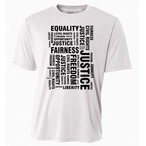 Civil Rights Equality Freedom Justice Liberty Cooling Performance Crew T-Shirt