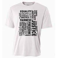 Civil Rights Equality Freedom Justice Liberty Cooling Performance Crew T-Shirt