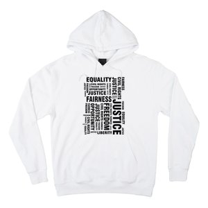 Civil Rights Equality Freedom Justice Liberty Hoodie