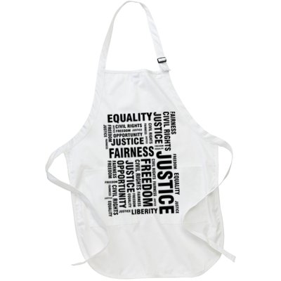 Civil Rights Equality Freedom Justice Liberty Apron