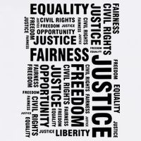Civil Rights Equality Freedom Justice Liberty Tall T-Shirt