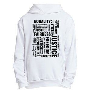 Civil Rights Equality Freedom Justice Liberty Urban Pullover Hoodie