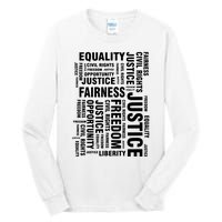 Civil Rights Equality Freedom Justice Liberty Tall Long Sleeve T-Shirt