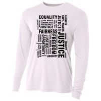 Civil Rights Equality Freedom Justice Liberty Cooling Performance Long Sleeve Crew