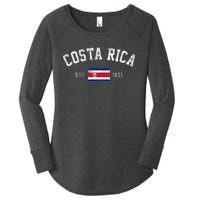 Costa Rica Est. 1821 Costa Rican Flag Independence Day Women's Perfect Tri Tunic Long Sleeve Shirt