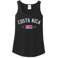 Costa Rica Est. 1821 Costa Rican Flag Independence Day Ladies Essential Tank