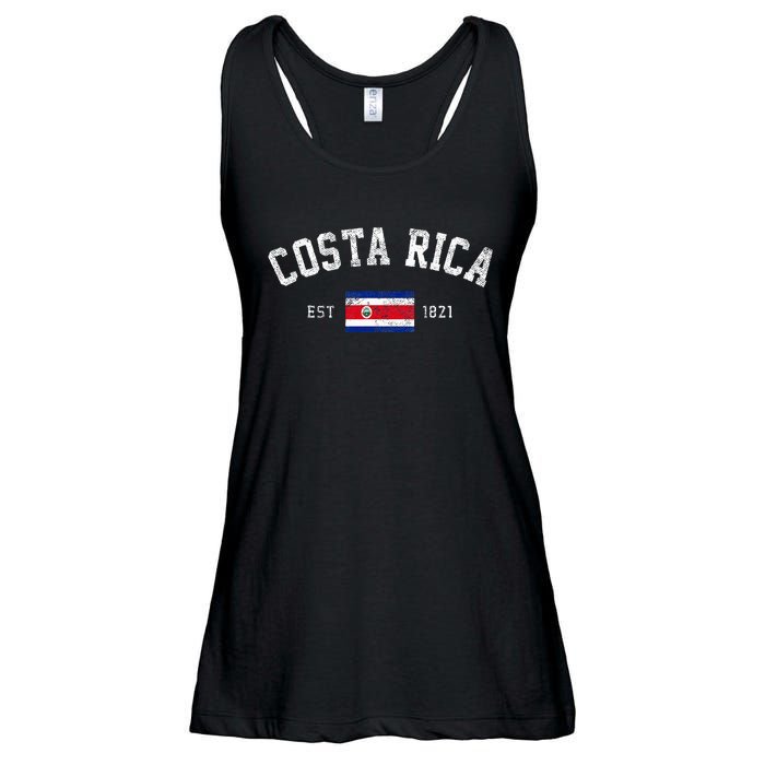 Costa Rica Est. 1821 Costa Rican Flag Independence Day Ladies Essential Flowy Tank