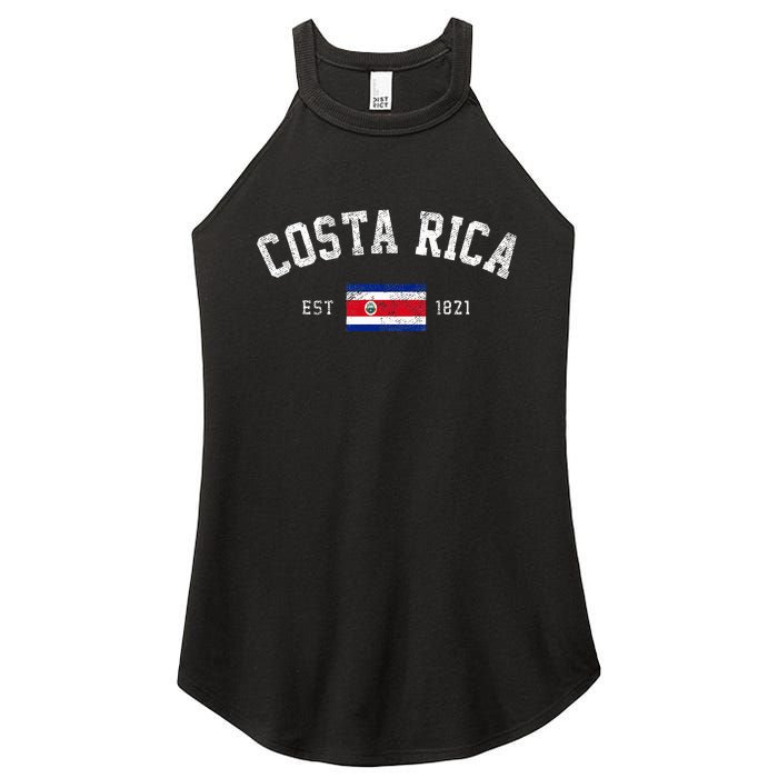 Costa Rica Est. 1821 Costa Rican Flag Independence Day Women's Perfect Tri Rocker Tank