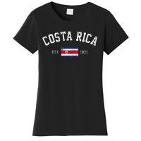 Costa Rica Est. 1821 Costa Rican Flag Independence Day Women's T-Shirt