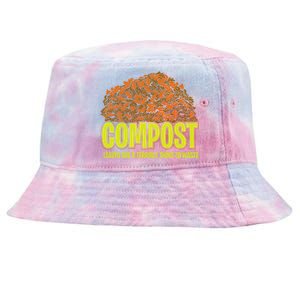 Composting Recycling Earth Day Compost Recycle Gift Tie-Dyed Bucket Hat