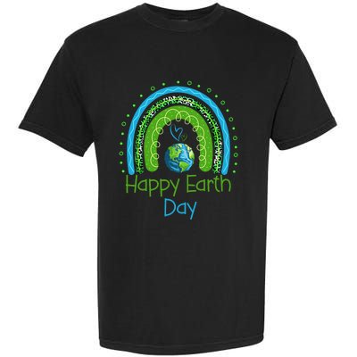 Cute Rainbow Earth Lover Garment-Dyed Heavyweight T-Shirt