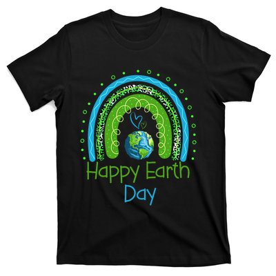 Cute Rainbow Earth Lover T-Shirt