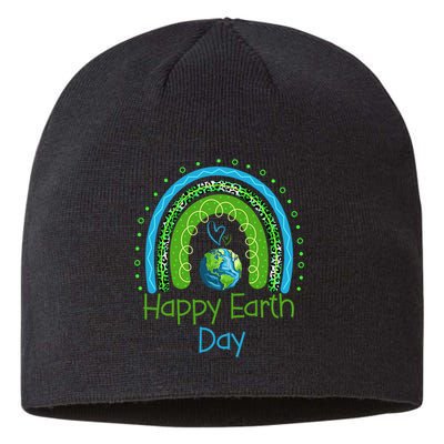 Cute Rainbow Earth Lover Sustainable Beanie