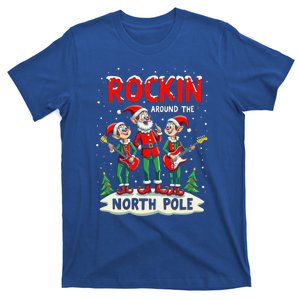 Chritstmas Rockin Elves Band : Rockin Around The North Pole Gift T-Shirt