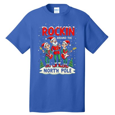 Chritstmas Rockin Elves Band : Rockin Around The North Pole Gift Tall T-Shirt