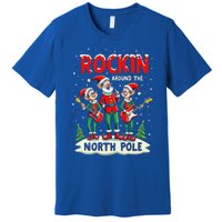 Chritstmas Rockin Elves Band : Rockin Around The North Pole Gift Premium T-Shirt