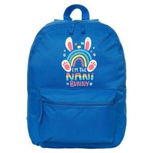 Cute Rainbow Easter Eggs Bunny Ears One Hoppy Nani Easter 16 in Basic Backpack