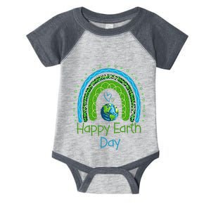 Cute Rainbow Earth Lover Infant Baby Jersey Bodysuit