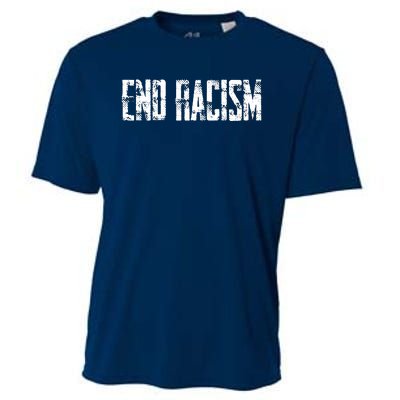 Civil Rights End Racism Protestor AntiRacist Cooling Performance Crew T-Shirt