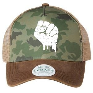 Civil Rights Equality Freedom Justice Fist BLM Power Legacy Tie Dye Trucker Hat