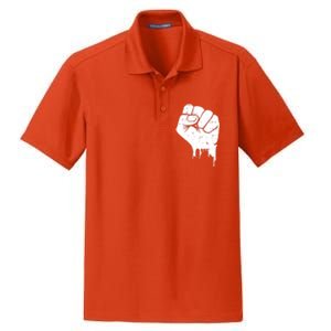 Civil Rights Equality Freedom Justice Fist BLM Power Dry Zone Grid Polo