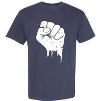 Civil Rights Equality Freedom Justice Fist BLM Power Garment-Dyed Heavyweight T-Shirt