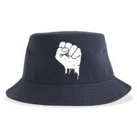 Civil Rights Equality Freedom Justice Fist BLM Power Sustainable Bucket Hat