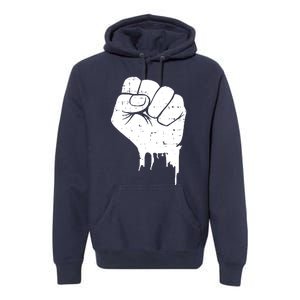 Civil Rights Equality Freedom Justice Fist BLM Power Premium Hoodie