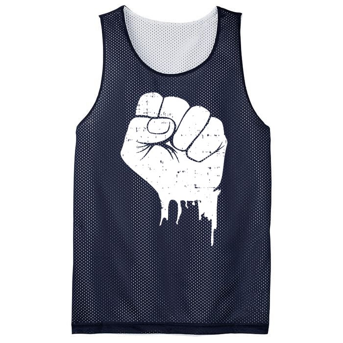 Civil Rights Equality Freedom Justice Fist BLM Power Mesh Reversible Basketball Jersey Tank