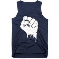 Civil Rights Equality Freedom Justice Fist BLM Power Tank Top