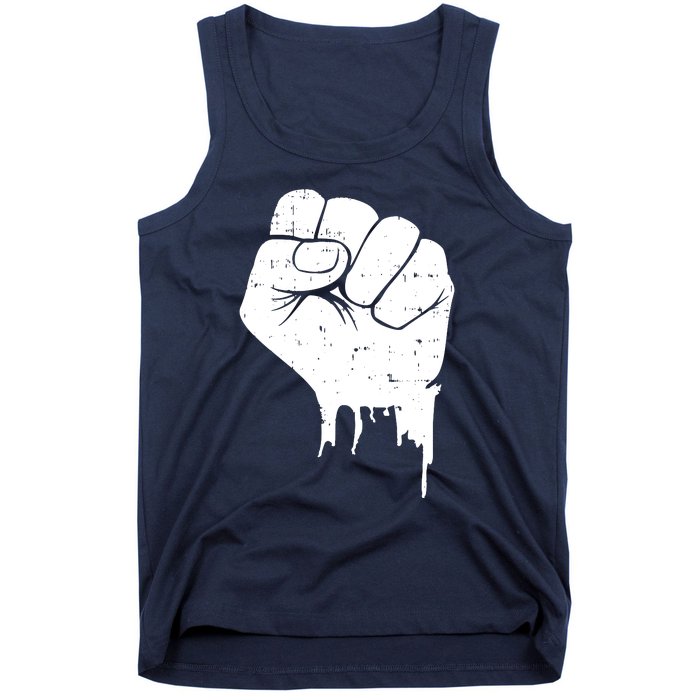 Civil Rights Equality Freedom Justice Fist BLM Power Tank Top