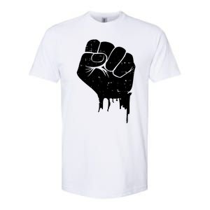 Civil Rights Equality Freedom Justice Fist BLM Power Softstyle CVC T-Shirt