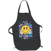 Cute Retro Emoji Smiley In My 100 Days Of School Era Apron