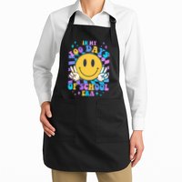 Cute Retro Emoji Smiley In My 100 Days Of School Era Apron