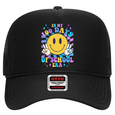 Cute Retro Emoji Smiley In My 100 Days Of School Era Trucker Hat