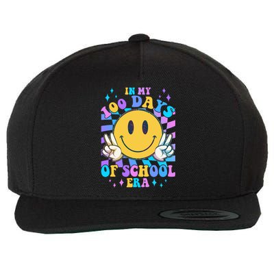 Cute Retro Emoji Smiley In My 100 Days Of School Era Wool Snapback Cap