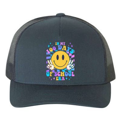 Cute Retro Emoji Smiley In My 100 Days Of School Era Yupoong Adult 5-Panel Trucker Hat