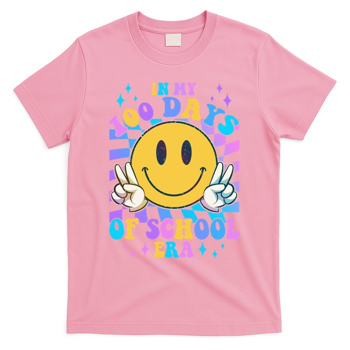 Cute Retro Emoji Smiley In My 100 Days Of School Era T-Shirt