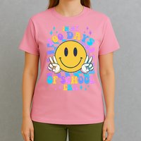 Cute Retro Emoji Smiley In My 100 Days Of School Era T-Shirt