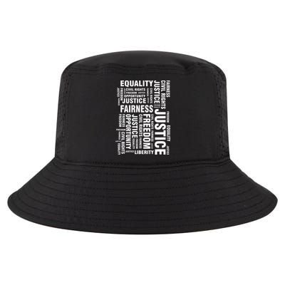 Civil Rights Equality Freedom Justice Liberty BLM Cool Comfort Performance Bucket Hat